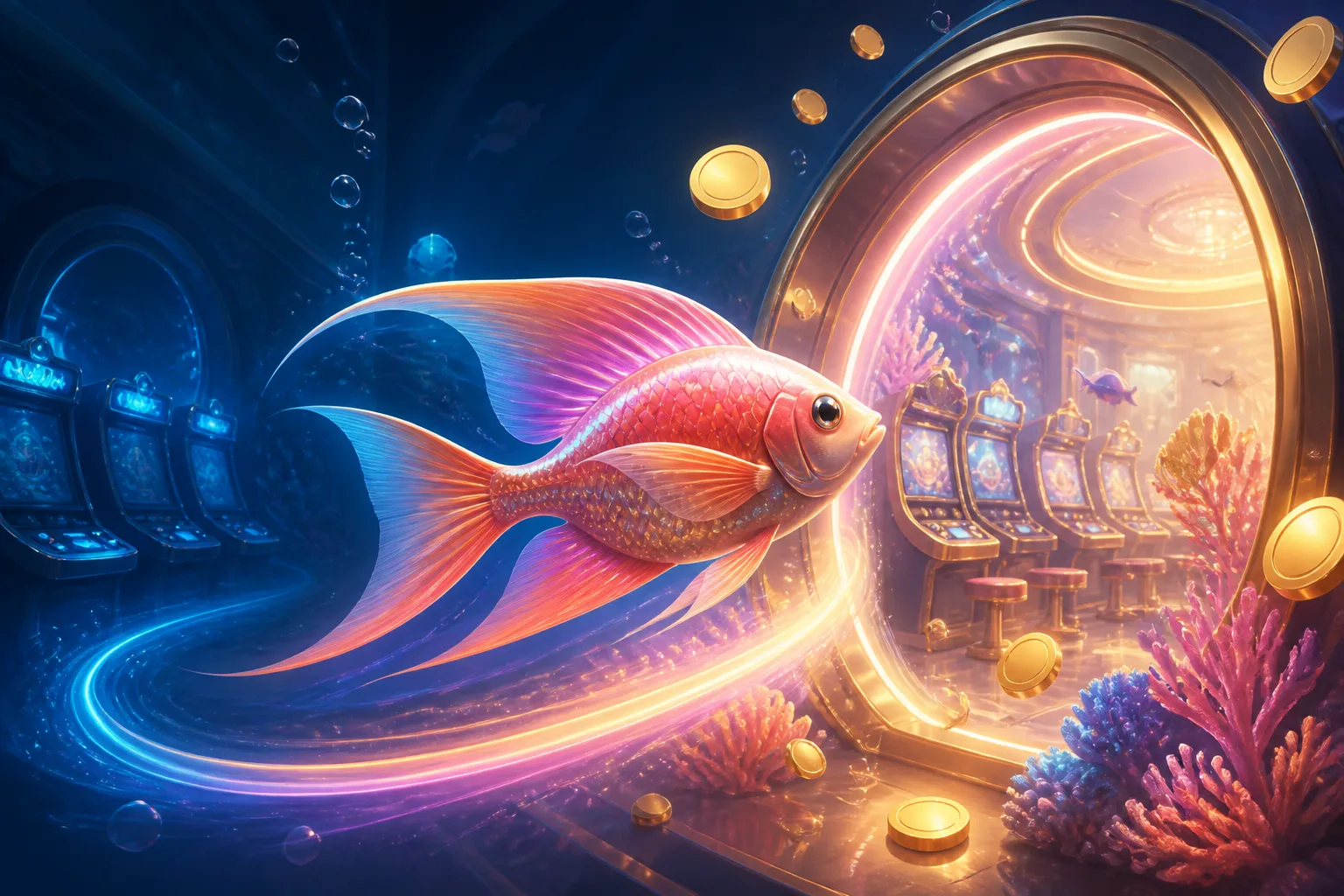 Fish & Arcade Room